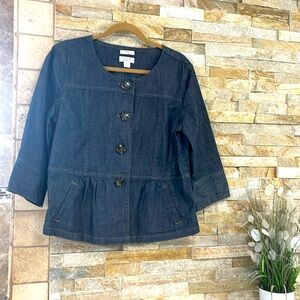 Adorable Christopher and Banks Jean Jacket